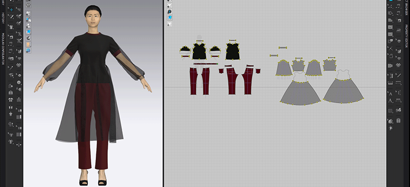 CLO3D Digital pattern