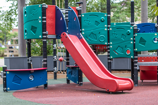 slide on playground