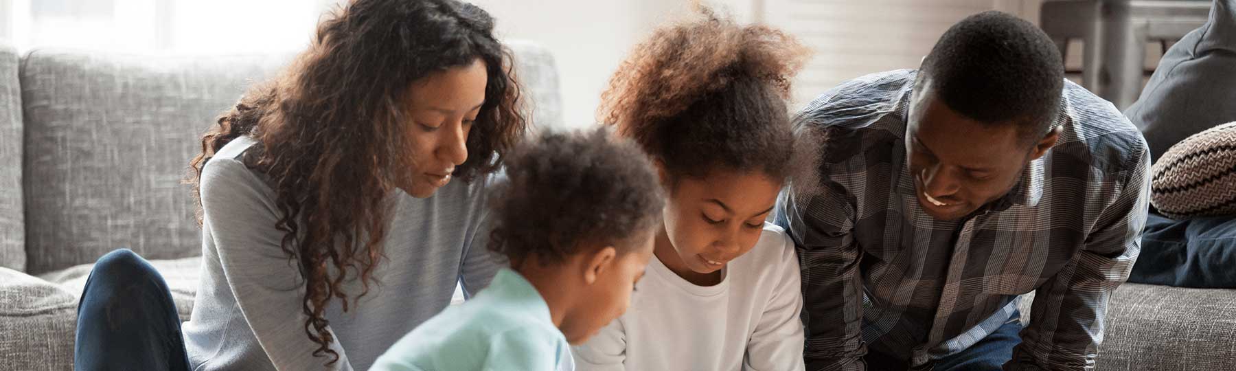 Family spending time together