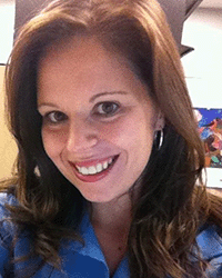 Karrah Zuziak DET graduate Karrah Zuziak, a graduate from the Doctorate in Educational Technology program at Central Michigan University, in a blue blouse.