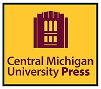 Image of the Central Michigan University Press logo in maroon on a gold background.