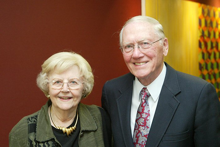Marjorie Griffin and Sen. Robert P. Griffin