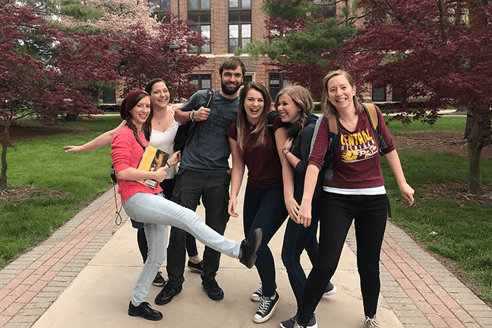 History Graduate Students near Warriner Hall