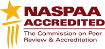 NASPAA Accredited logo