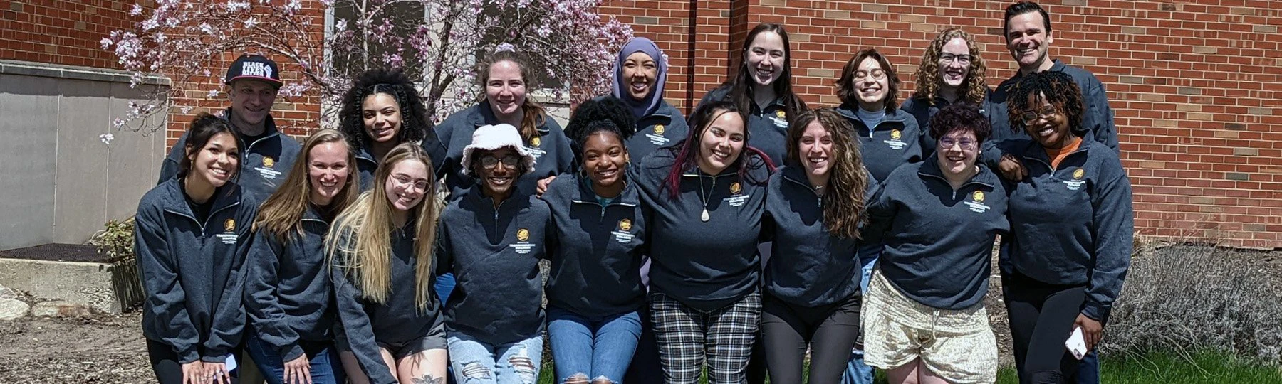 Group shot of Intergroup Relations and Justice students