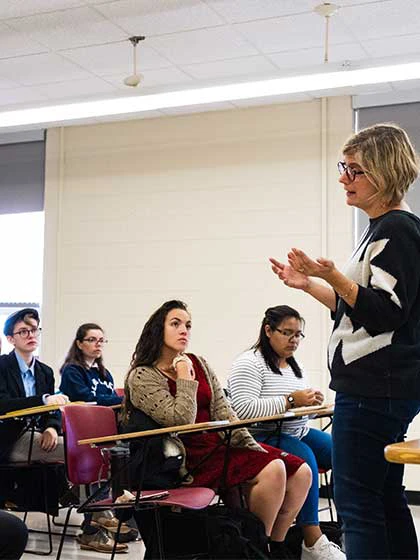 Women and Gender Studies classroom