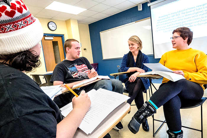 Students in Dr. Kelly Murphy's classroom