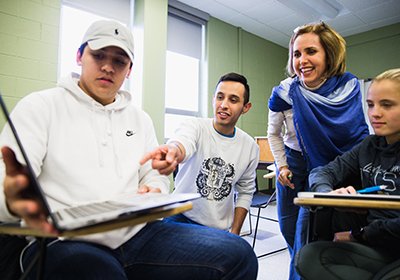 World Languages and Cultures students attend a Spanish class