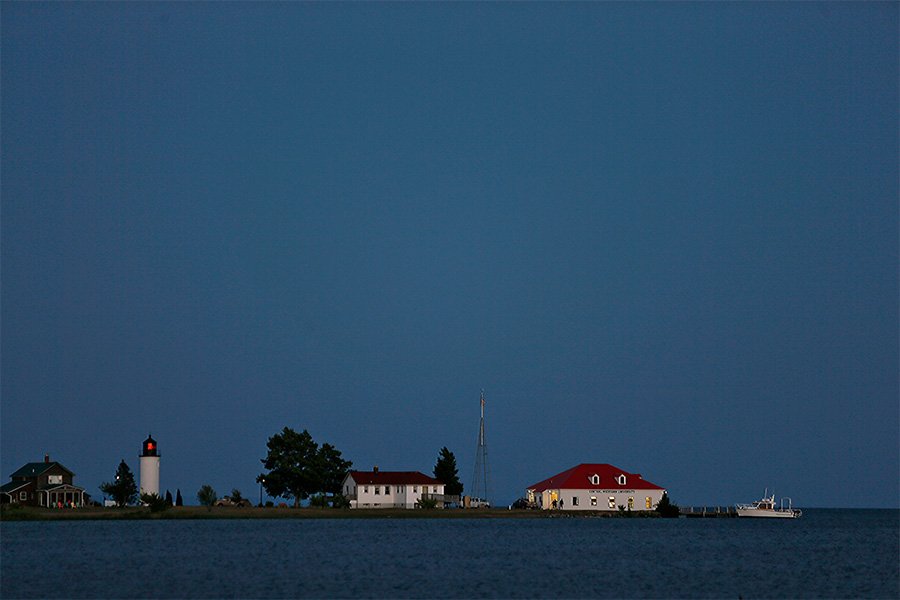 Beaver Island at dusk