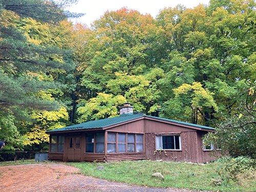 Exterior view of the McNeel Nature Center Lodge.