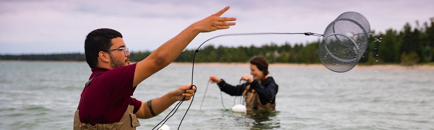 College of Science and Engineering Beaver Island research students