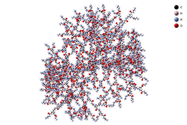 Graphical image of the results of condensed matter experiments