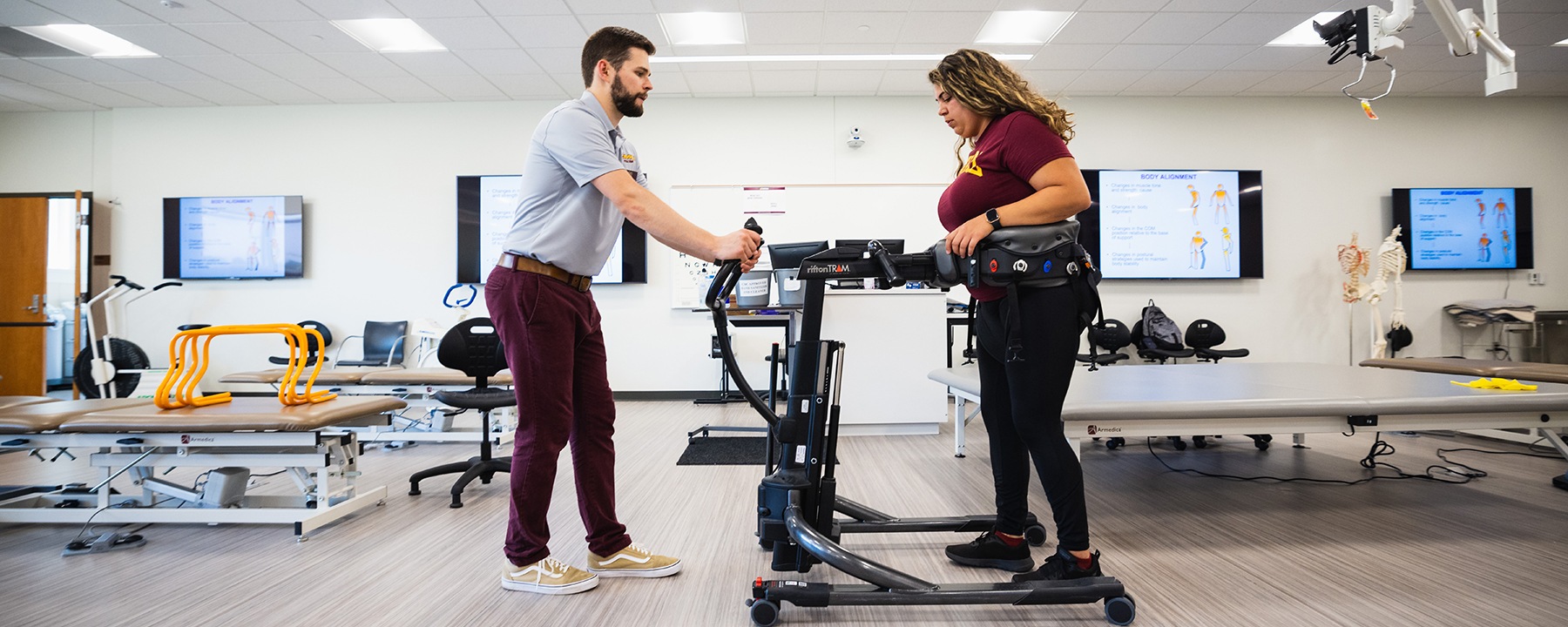 College of Health Professions Students in Physical Therapy Lab