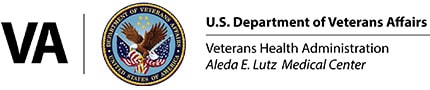 Veterans Health Administration Aleda E. Lutz Medical Center logo.