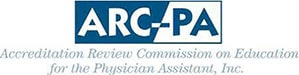 Logo for the Accreditation Review Commission on Education for the Physician Assistant (ARC-PA).