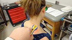 Thermal therapy on a patient