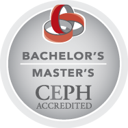 Icon indicating that Central Michigan University's bachelor's and master's programs are accredited by the Council on Education for Public Health (CEPH)