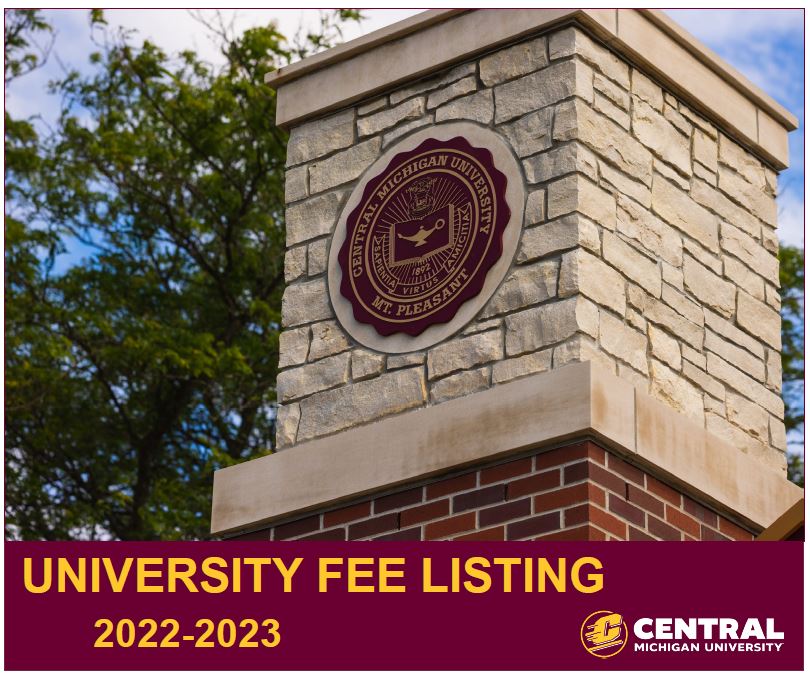 FY23 University Fee Listing