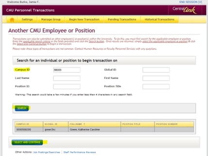 Instructions for Personnel Transactions | Central Michigan University