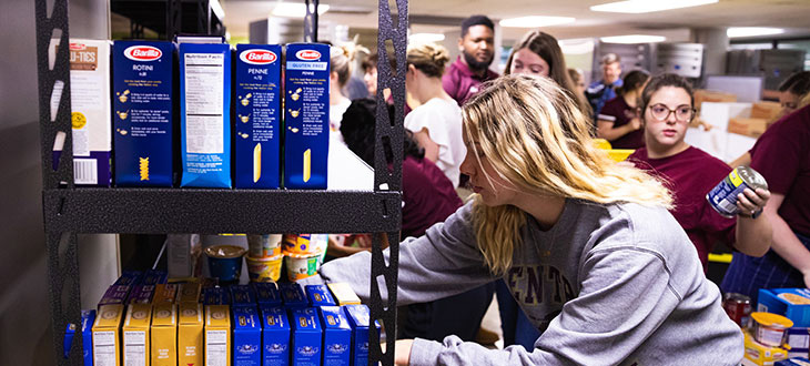 Students Stocking Shelves