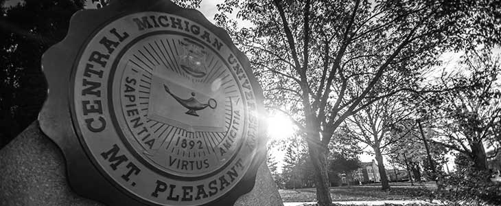 Grey picture of CMU Seal