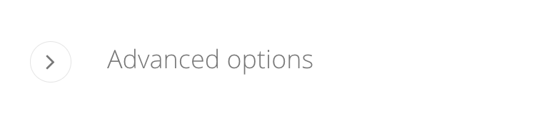 A screenshot of the advanced options section in the title and properties page in Sitefinity.