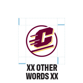 Action C Circle with correct padding and additional words below