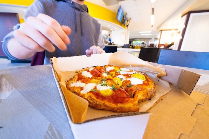 Build Pizza by Design opened as the newest to Central Eats in the University Center.