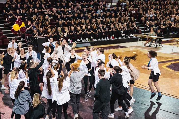 The lip sync battle to end all lip sync battles. There was also some dancing when the CMU Greek community took over McGuirk arena.