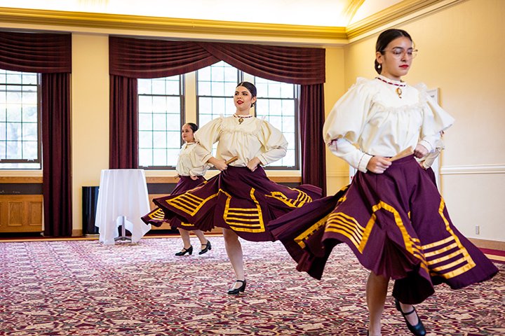 Students dance during the 2022 Unity Festival