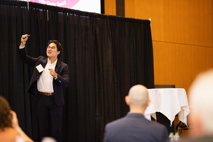 Students compete for capital in the 2022 New Venture Competition that has funded several successful CMU student businesses over the years.