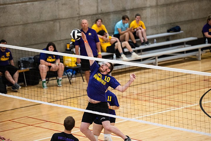 Volleyball competition at the 2022 Special Olympics Michigan State Summer Games took place inside the Student Activity Center.