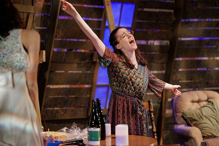 On the set of the CMU Theatre production of