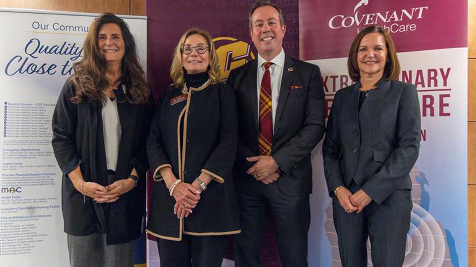 CMU receives  million from Covenant HealthCare and MyMichigan Health