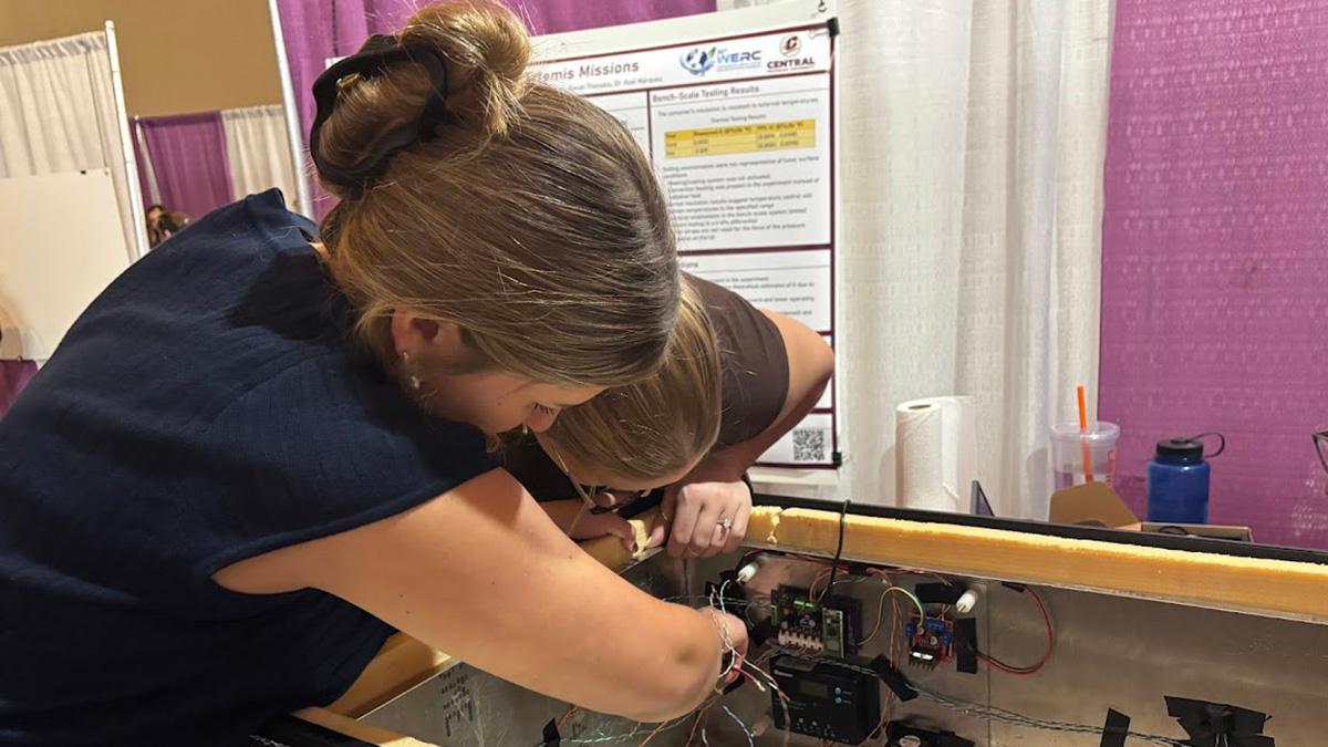 Capstone team competes to keep astronauts fed