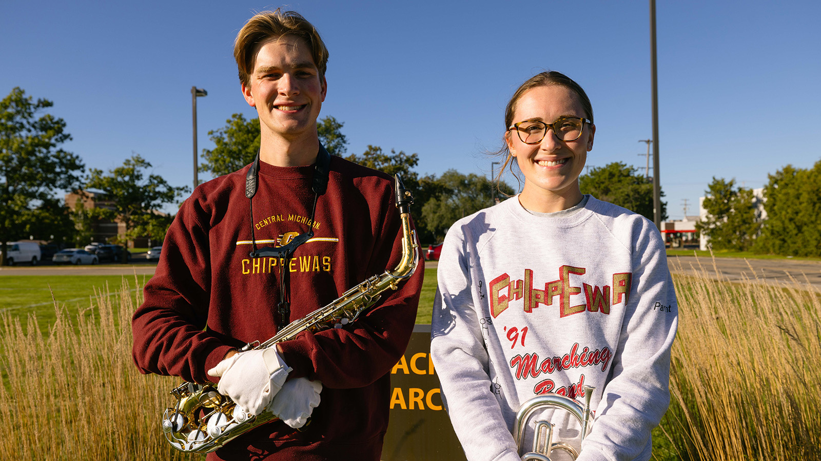 Marching band alumni, students make Homecoming a family affair