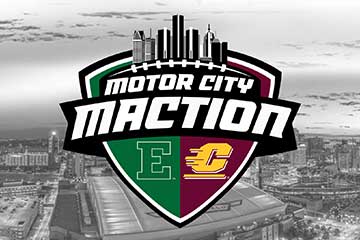 Multicolored logo for the Motor City MACtion event
