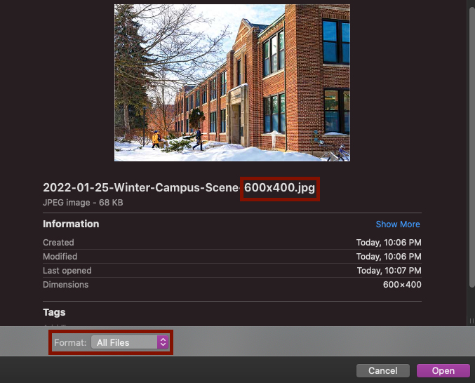 Image auto replace process steps 6 and 7
