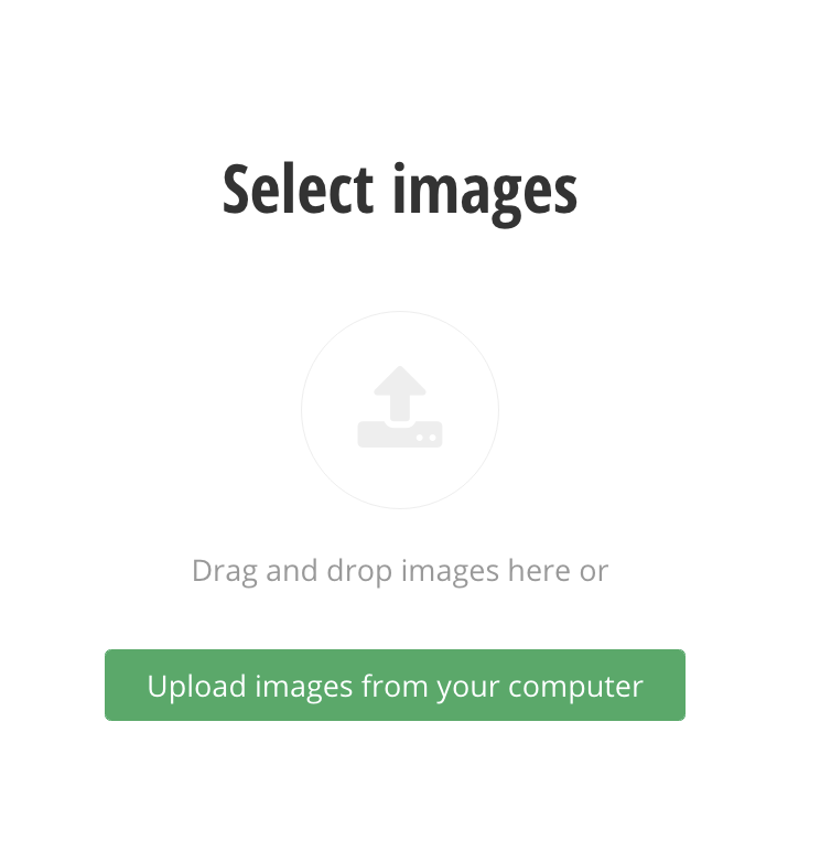 Screenshot of the backend of Sitefinity to upload an image.