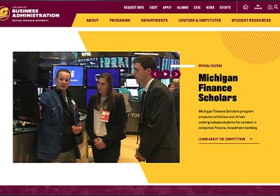 A screenshot of a webpage in Sitefinity showing the gold carousel widget.