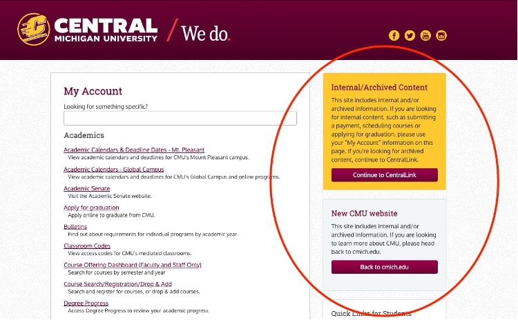 Feb 16 2022 the difference between external and archived content central michigan university