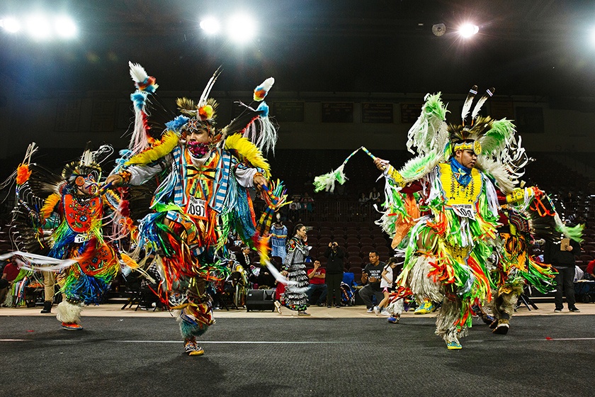 Group of dancers at 2019 Pow wow