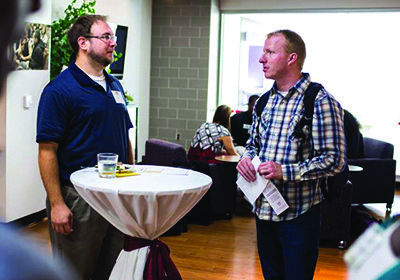 Student meeting with EDL Faculty