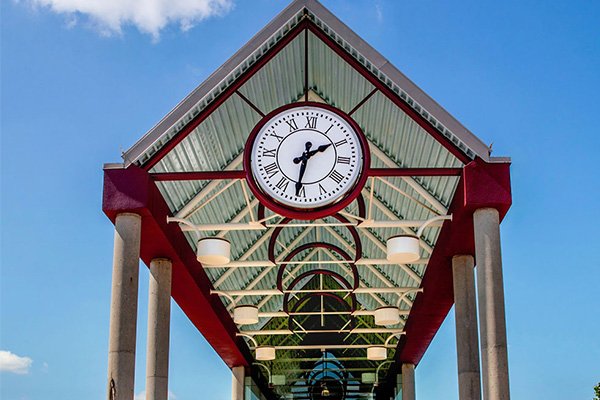 clock tower on campus