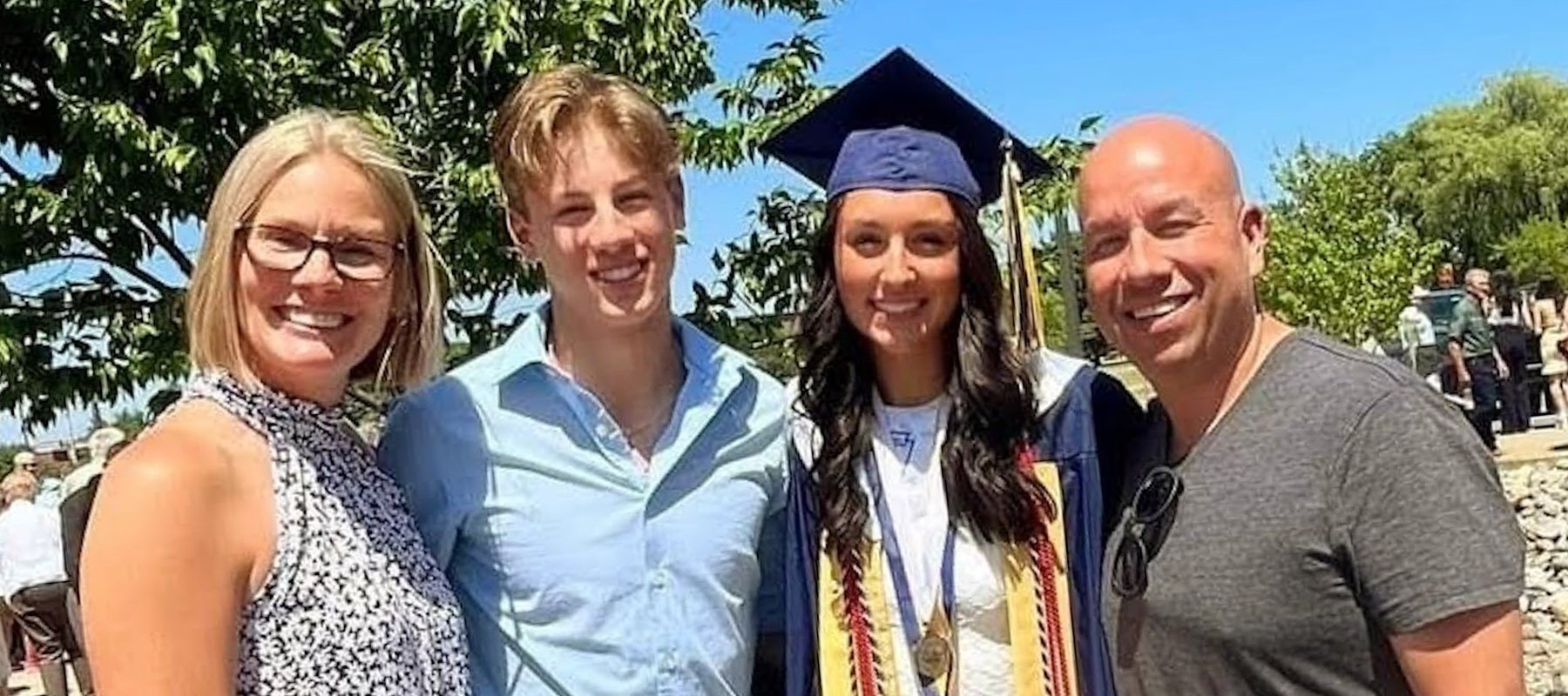 Senior Director of Admissions Bob Garcia and his family.