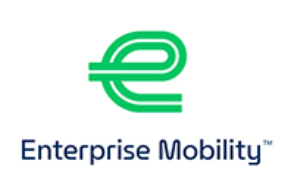 Enterprise Mobility logo in blue and green text with a white background.
