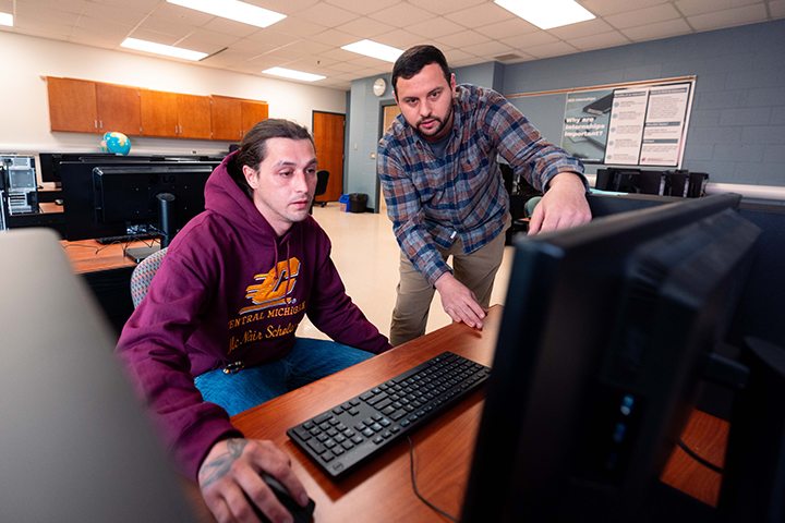 Timothy Kern and Adam Gallaher Timothy Kern and Dr. Adam Gallaher research Environmental Injustice: A Cry to End Environmental Segregation during the McNair Research Institute 2026.