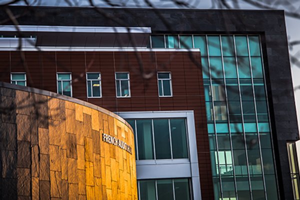 French Auditorium and the Education and Human Services Building