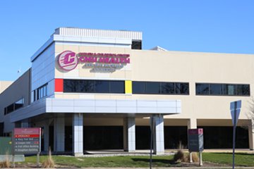 The Central Michigan University Health Women and Children's Center building.